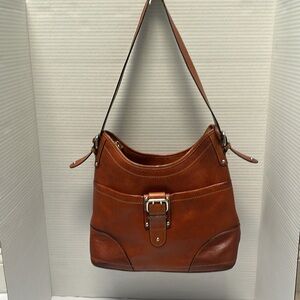 Vintage Hammoq Etienne Aigner Warm Brown Leather Bag